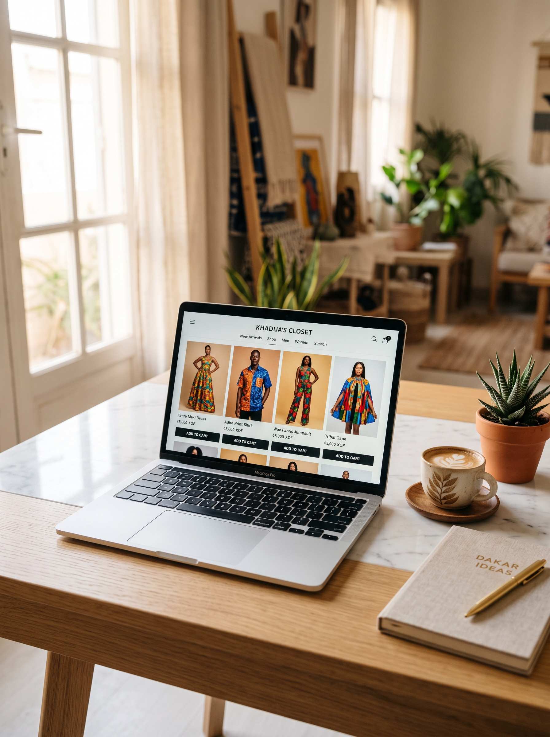 Template boutique Sen Kheweul Store